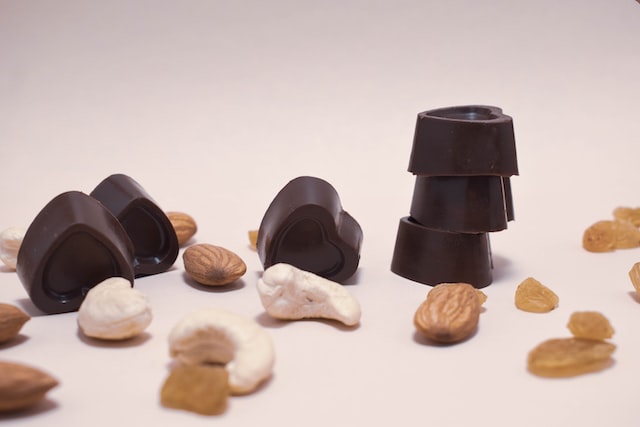 アーモンドとチョコレート