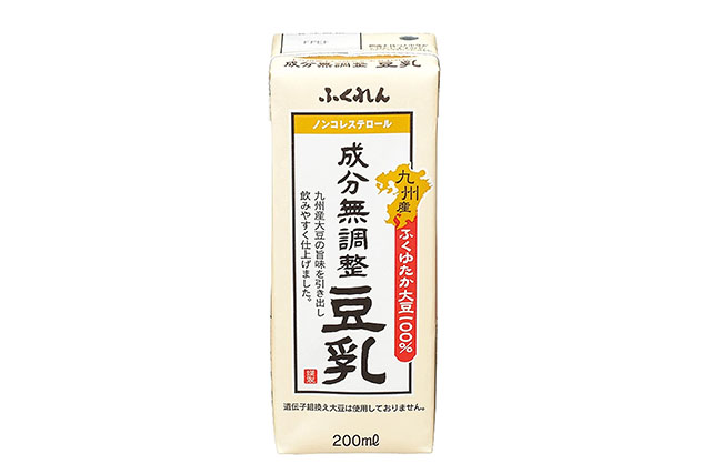 無調整豆乳九州産ふくゆたか