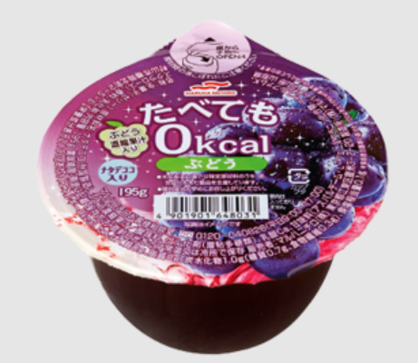 マルハニチロたべても0kcal ぶどう ナタデココ入り