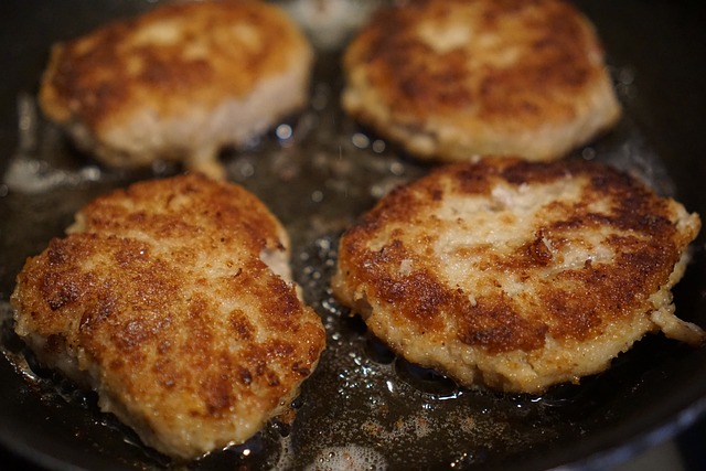 大豆ミートで作ったハンバーグ