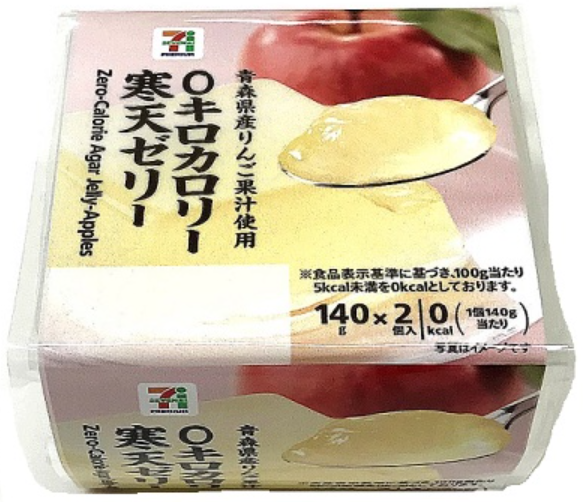 セブンイレブン 0キロカロリー寒天ゼリー